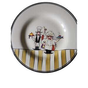 Vintage HD DESIGNS Le Chef 10.5" Dinner Plates - set of 4
